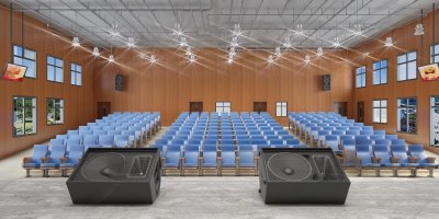 现代报告厅3D模型下载